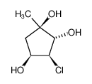 (1R,2S,3S,4S)-3-Chloro-1-methyl-cyclopentane-1,2,4-triol_99474-62-1