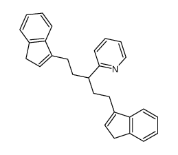 Pyridine, 2-[3-(1H-inden-3-yl)-1-[2-(1H-inden-3-yl)ethyl]propyl]-_99475-19-1