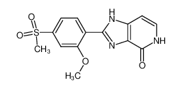 2-(2-Methoxy-4-methylsulfonyl-phenyl)-5H-imidazo[4,5-c]-pyridin-4-one_99479-76-2