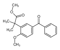 Methyl 5-benzoyl-2-methoxy-α,α-dimethylbenzeneacetate_99480-74-7