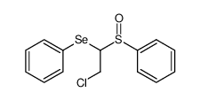 1-phenylseleno-2-chloroethyl phenyl sulfoxide_99485-08-2