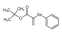 tert-butyl 2-phenylselenopropenoate_99485-20-8