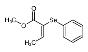 methyl 2-phenylseleno-2-butenoate_99485-22-0