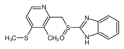 2-[(3-methyl-4-methylsulfanylpyridin-2-yl)methylsulfinyl]-1H-benzimidazole_99487-86-2
