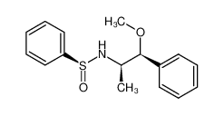 (SS,1S,2R)-N-(1-methoxy-1-phenyl-2-propyl)benzenesulfinamide_99493-60-4