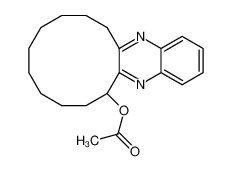 Acetic acid 6,7,8,9,10,11,12,13,14,15-decahydro-5,16-diaza-cyclododeca[b]naphthalen-6-yl ester_99497-30-0