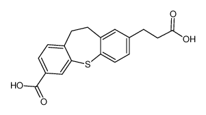 Dibenzo[b,f]thiepin-2-propanoic acid, 7-carboxy-10,11-dihydro-_99498-21-2