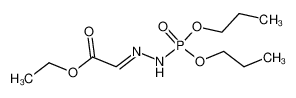 ((O,O-Dipropyl-phosphono)-hydrazono)-essigsaeureethylester_995-47-1