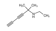 2-Aethylamino-2-methyl-hexadiin-(3,5)_995-95-9