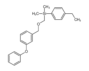 (4-ethylphenyl)-dimethyl-[(3-phenoxyphenyl)methoxymethyl]silane_99503-14-7