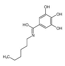 N-hexyl-3,4,5-trihydroxybenzamide_99504-50-4