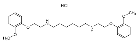 N,N'-(2-methoxyphenoxyethyl)-1,6-hexanediamine dihydrochloride_99507-71-8