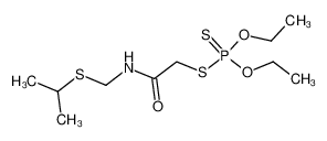 diethoxythiophosphorylsulfanyl-acetic acid-[(isopropylsulfanyl-methyl)-amide]_99513-39-0