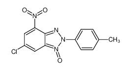 6-chloro-4-nitro-2-p-tolyl-2H-benzotriazole-1-oxide_99513-83-4