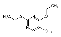 4-ethoxy-2-ethylsulfanyl-5-methyl-pyrimidine_99516-33-3
