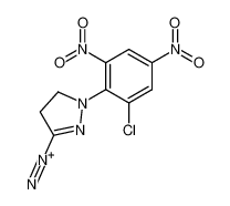1-(2-Chloro-4,6-dinitro-phenyl)-4,5-dihydro-1H-pyrazole-3-diazonium_99538-50-8