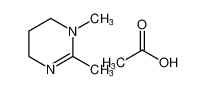 Pyrimidine, 1,4,5,6-tetrahydro-1,2-dimethyl-, monoacetate_99542-22-0