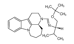 ((S)-1-tert-Butoxymethyl-2-methyl-propyl)-[(S)-1-(1,3a,4,5,6,7-hexahydro-2H-3,7a-diaza-cyclohepta[jk]fluoren-3-yl)-meth-(E)-ylidene]-amine_99545-59-2