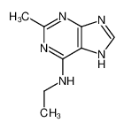ethyl-(2-methyl-7(9)H-purin-6-yl)-amine_99548-77-3