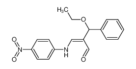(Z)-2-(α-Ethoxybenzyl)-3-(4-nitroanilino)-2-propenal_99554-21-9