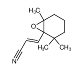 (E)-3-(1,2-epoxy-2,6,6-trimethylcyclohexyl)propenonitrile_99557-55-8