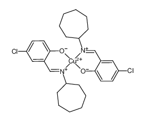 bis(N-cycloheptyl-5-chlorosalicylideneaminato)copper(II)_99559-44-1
