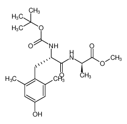 methyl ((S)-2-((tert-butoxycarbonyl)amino)-3-(4-hydroxy-2,6-dimethylphenyl)propanoyl)-D-alaninate_99569-59-2