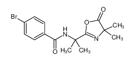 4-bromo-N-(2-(4,4-dimethyl-5-oxo-4,5-dihydrooxazol-2-yl)propan-2-yl)benzamide_99573-44-1