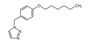 1-(p-(n-hexyloxy)benzyl)-1H-1,2,3-triazole_99590-36-0