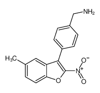 Benzenemethanamine, 4-(5-methyl-2-nitro-3-benzofuranyl)-_99600-53-0