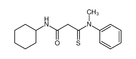 N-Cyclohexyl-2-(N-methyl-N-phenylthiocarbamoyl)acetamid_99601-06-6