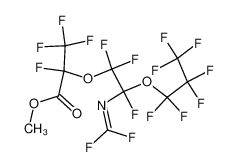 methyl perfluoro-5-(methyleneamino)-2-methyl-3,6-dioxanonanoate_99605-50-2