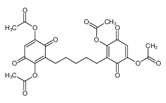 2,2'-pentamethylenebis(3,6-diacetoxy-1,4-benzoquinone)_99606-82-3