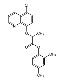 Propanoic acid, 2-[(5-chloro-8-quinolinyl)oxy]-, 2,4-dimethylphenyl ester_99607-44-0