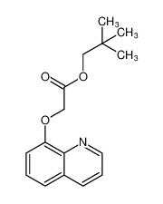 Acetic acid, (8-quinolinyloxy)-, 2,2-dimethylpropyl ester_99607-65-5