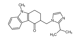 3-((2-isopropyl-1H-imidazol-1-yl)methyl)-9-methyl-1,2,3,9-tetrahydro-4H-carbazol-4-one_99614-07-0