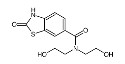 N,N-bis(2-hydroxyethyl)-2-oxo-2,3-dihydrobenzo[d]thiazole-6-carboxamide_99615-65-3