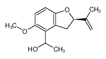 2,3-Dihydro-4-(1-hydroxyethyl)-2-isopropenyl-5-methoxybenzofuran_99624-75-6