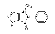 4-Methyl-5-phenyl-6-oxo-(4H)-pyrazolo(3,4-d)pyrazole_99640-28-5