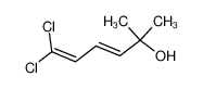 6,6-dichloro-2-methyl-hexa-3t(?),5-dien-2-ol_99644-90-3