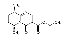 (6R,9R)-6,9-Dimethyl-4-oxo-6,7,8,9-tetrahydro-4H-pyrido[1,2-a]pyrimidine-3-carboxylic acid ethyl ester_99655-95-5