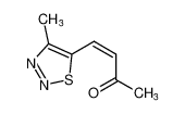 3-Buten-2-one, 4-(4-methyl-1,2,3-thiadiazol-5-yl)-, (Z)-_99662-37-0