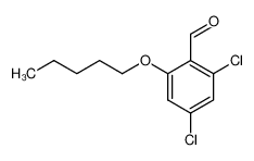 2,4-Dichloro-6-pentyloxy-benzaldehyde_99667-62-6