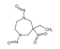 6-ethyl-6-nitro-1,4-dinitroso-hexahydro-[1,4]diazepine_99669-92-8
