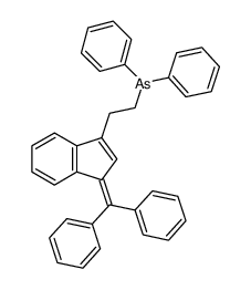 Arsine, [2-[1-(diphenylmethylene)-1H-inden-3-yl]ethyl]diphenyl-_99677-49-3