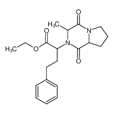 2-(3-Methyl-1,4-dioxo-hexahydro-pyrrolo[1,2-a]pyrazin-2-yl)-4-phenyl-butyric acid ethyl ester_99683-84-8