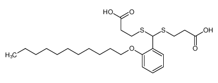 Propanoic acid, 3,3'-[[[2-(undecyloxy)phenyl]methylene]bis(thio)]bis-_99694-18-5