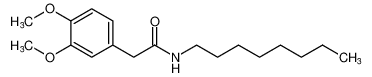 Benzeneacetamide, 3,4-dimethoxy-N-octyl-_99696-76-1