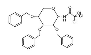 Trichlor-N-(2,3,4-tri-O-benzyl-α-D-xylopyranosyl)acetamid_99701-79-8
