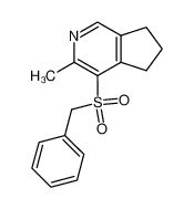 5-(benzylsulfonyl)-3,4-cyclopenteno-6-methylpyridine_99702-59-7